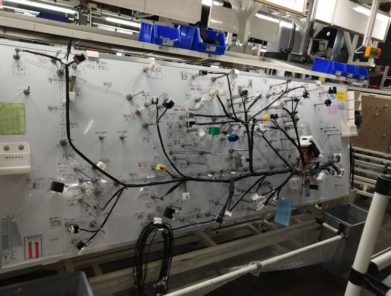 Detail kabelboom restauratie